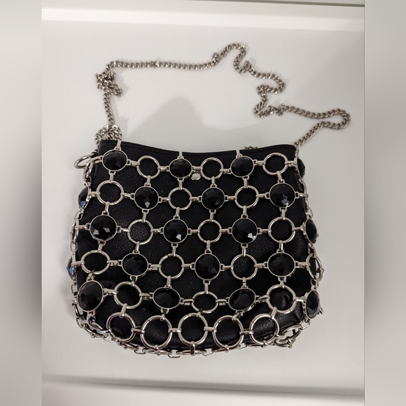🏵️💚 Black Glass Bag - Picture 4 of 5